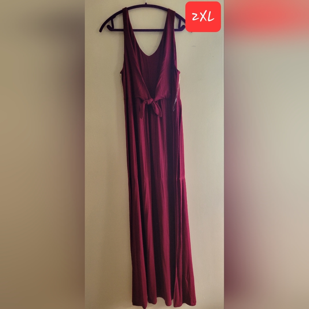 Burgundy Maxi Dress